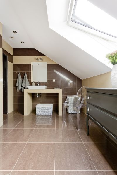 Attic Bathroom Installation in Alexandria